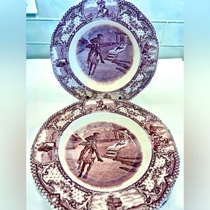 Crown Ducal Paul Revere’s Ride, Set Of 4 Bowls, 9”